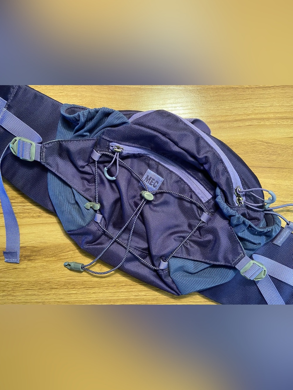 MEC Purple Hiking Pack - Waist / Lumbar / Fanny Pack